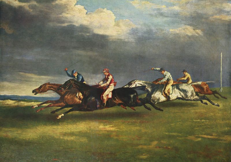 Theodore   Gericault The Epsom Derby